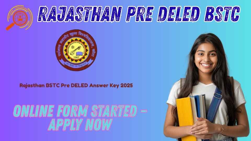 Rajasthan Pre D.EI.Ed BSTC Online Form 2026 